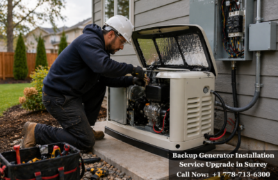 Backup Generator Installation Service Upgrade in Surrey